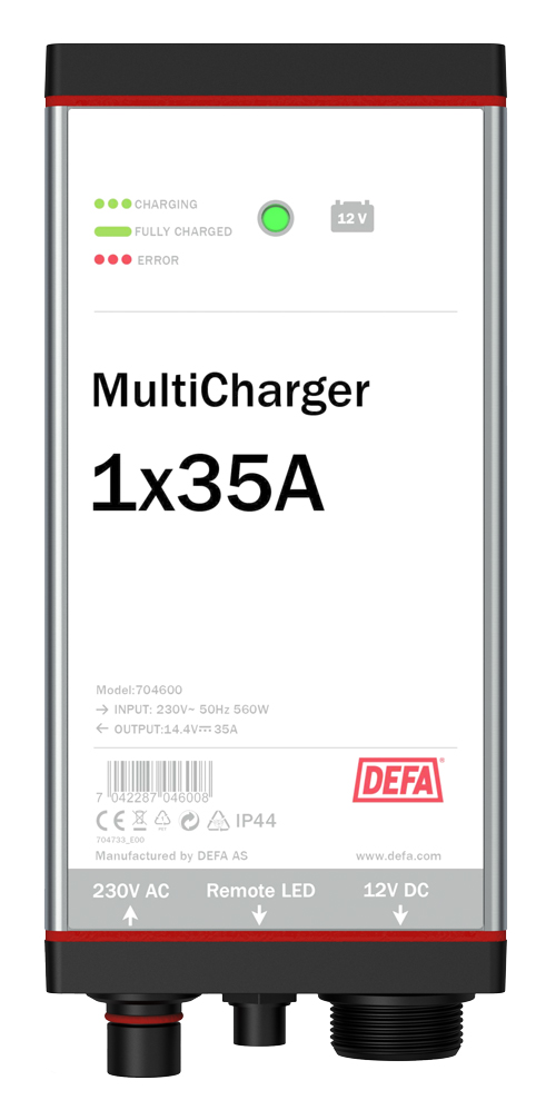 DEFA MultiCharger 1 x 35 A Auto Batterieladegerät