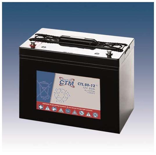 CTM CTL 80-12 Long Life AGM Blei Batterie | 80 Ah - 12 Volt