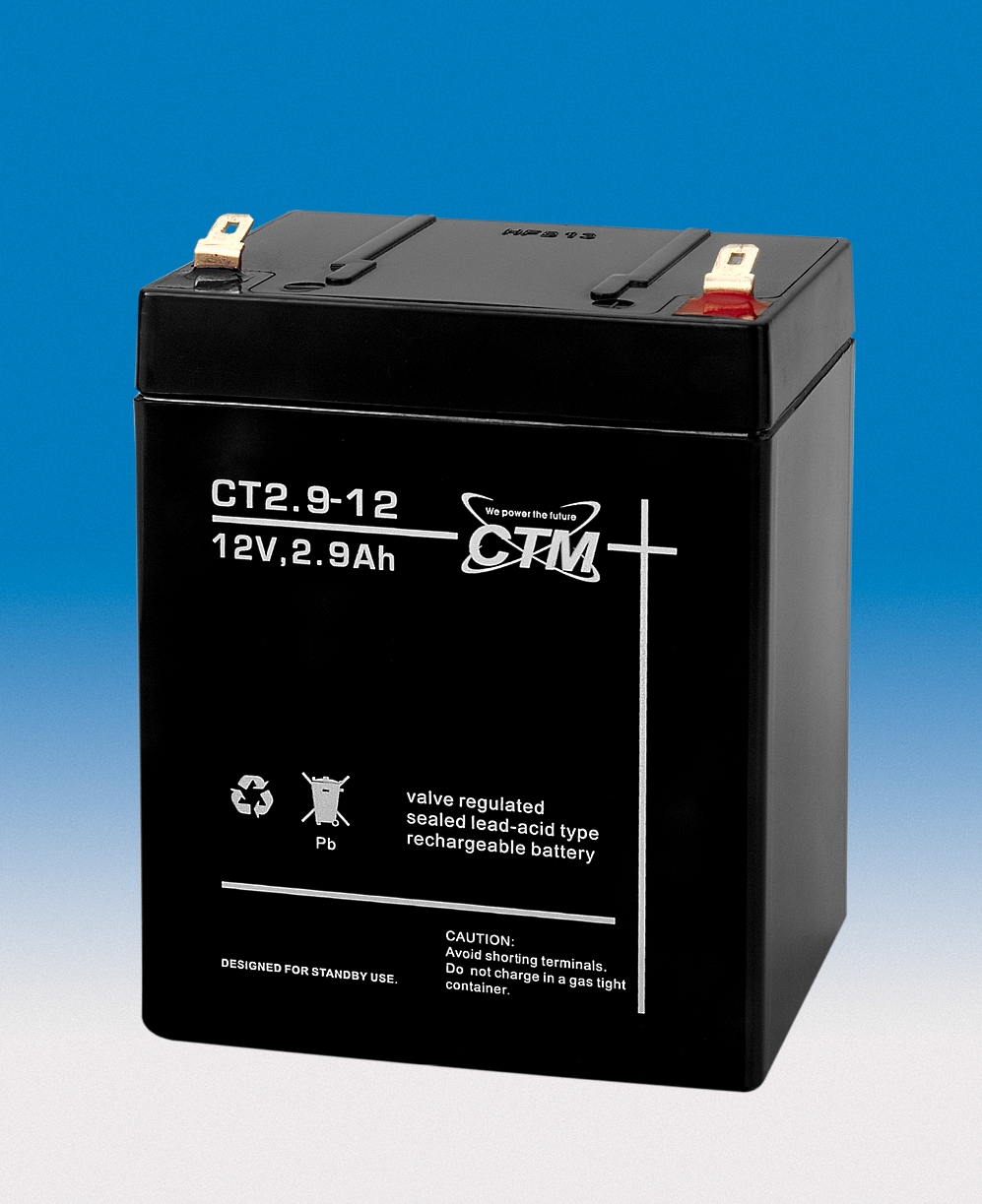 CTM CT 2.9-12 AGM Blei Batterie | 2,9 Ah - 12 Volt