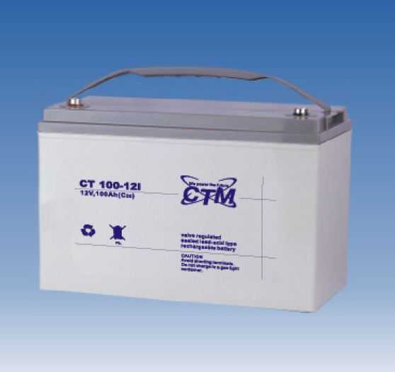 CTM CT 100-12 AGM Blei Batterie | 100 Ah - 12 Volt