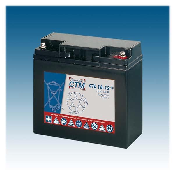 CTM CTL 18-12 Long Life AGM Blei Batterie | 18 Ah - 12 Volt