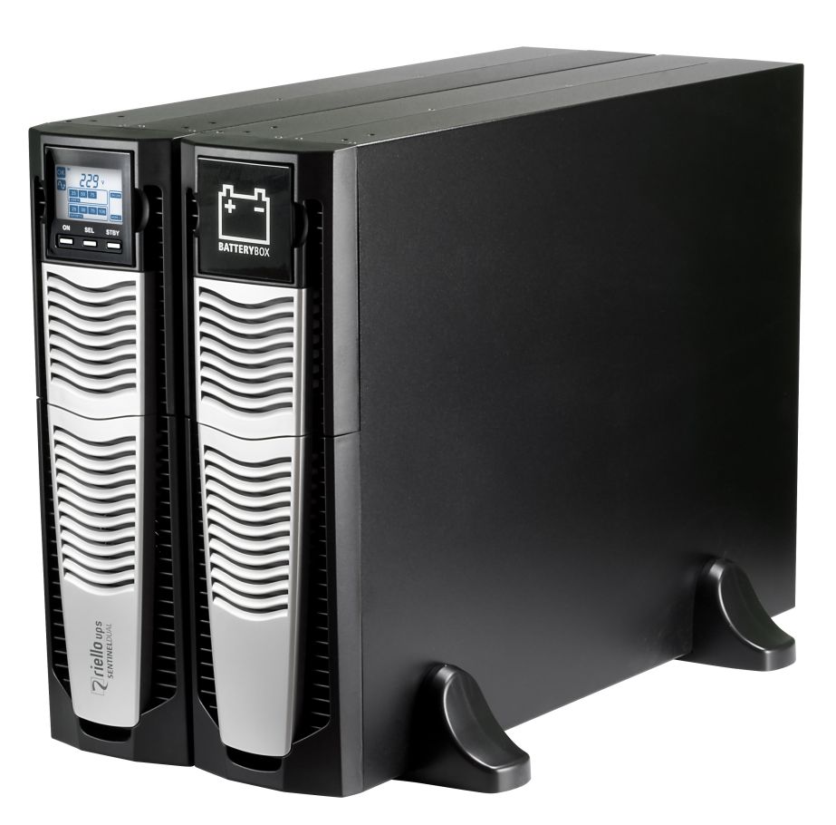 Riello Sentinel Dual SDU 6000 ER | Online Doppelwandler USV 6000 VA / 6000 W | ohne interne Batterien, verschiedene Autonomiezeiten