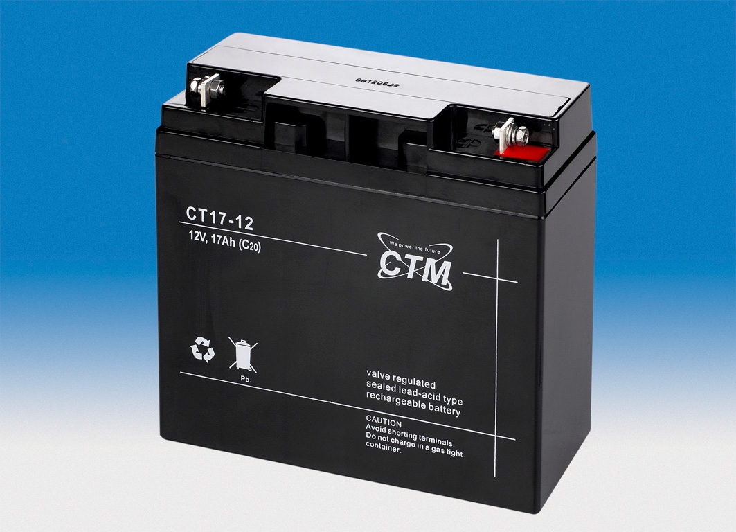 CTM CT 17-12 VdS AGM Blei Batterie | 17 Ah - 12 V