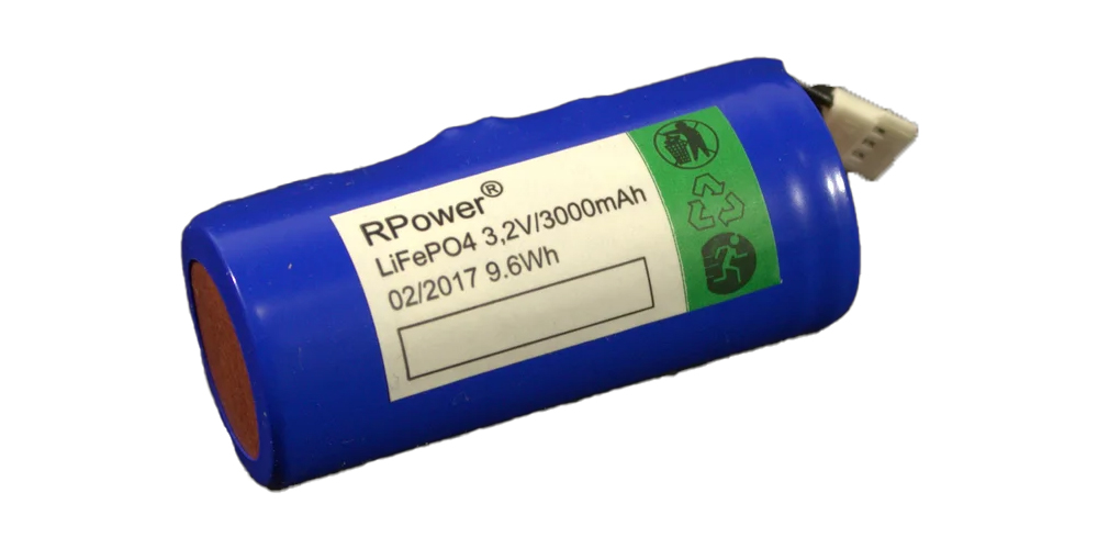 Akku LIFEPO4 3,2 V / 3,3 AH für Notbeleuchtung