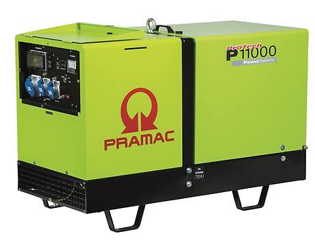 PRAMAC P 11000 9700W 230V Diesel Stromerzeuger schallgedämmt E-Start