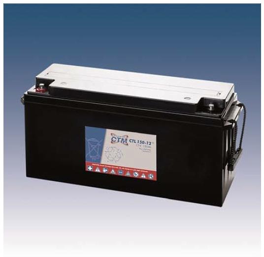 CTM CTL 150-12 Long Life AGM Blei Batterie | 150 Ah - 12 Volt
