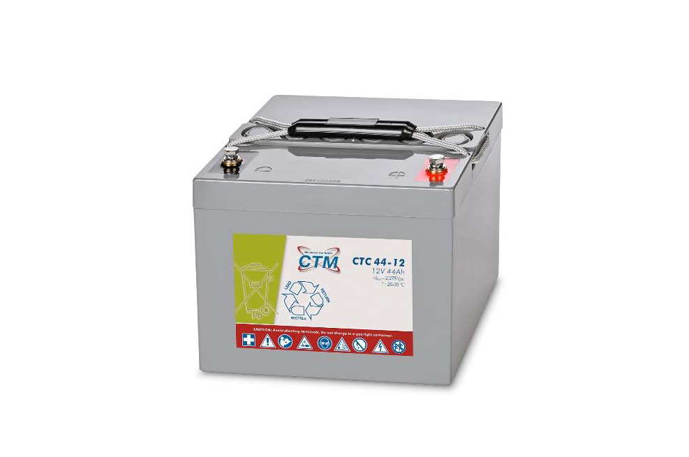 CTM CTC 44-12 EV Gel Batterie | M6 Innengewinde | 44 Ah - 12 Volt